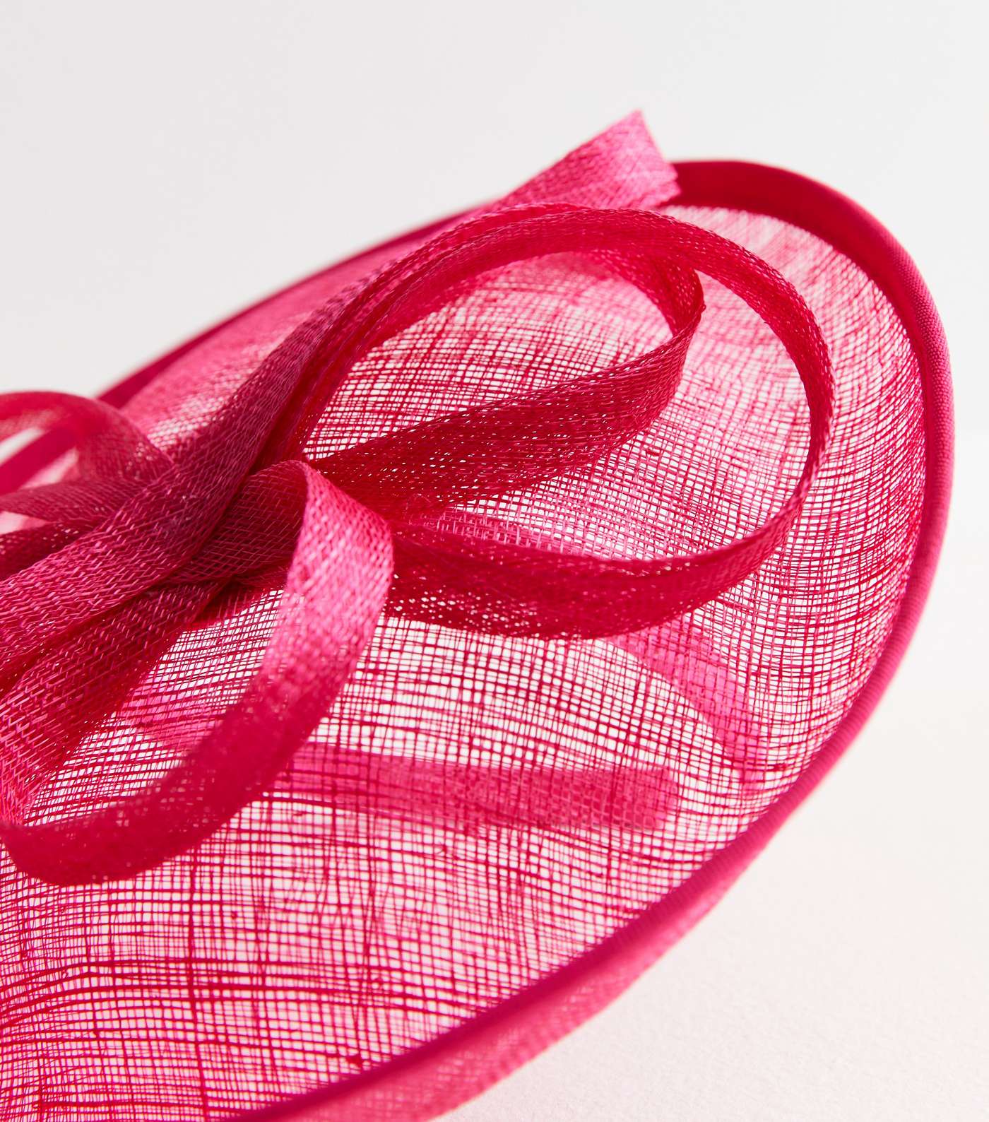 Bright Pink Loop Fascinator Headband Image 2