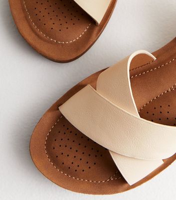 New look white online sandals