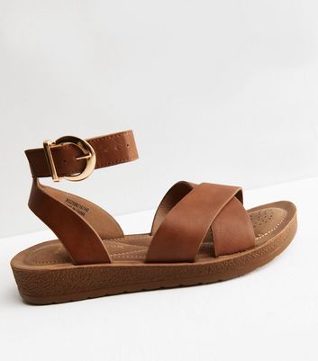 CLARKS LEXI BRIDGE BROWN LEATHER SANDALS WIDE FIT SUMMER SHOES STRAPPY NEW  | eBay
