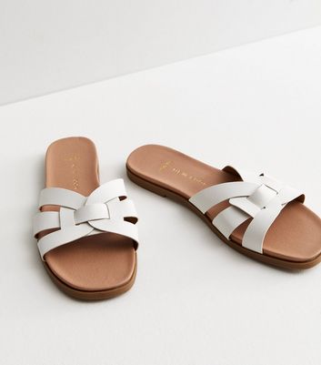 Womens hot sale wide slides