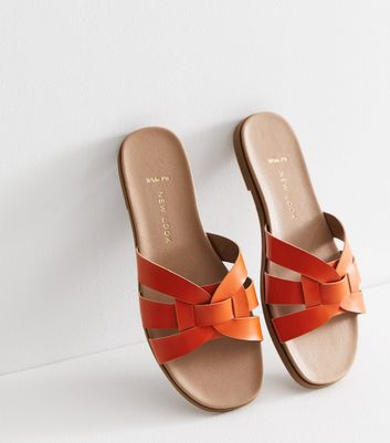 New look flat hot sale sandals wide fit