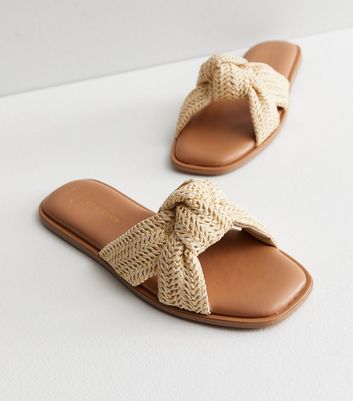 Wide fit best sale woven sandals