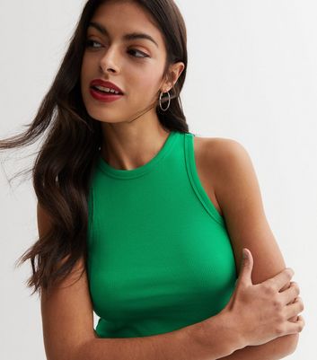 Rest&Recreation SLEEVELESS TOP イエローグリーン Active Tank Top - Spring Green – Colorful Standard