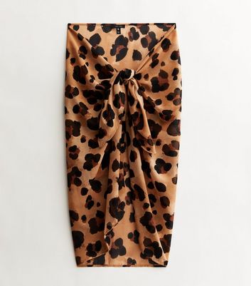 Leopard print hot sale beach wrap