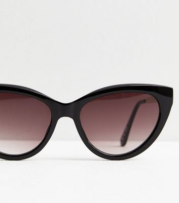 Black Cat Eye Sunglasses New Look