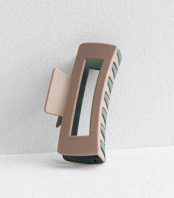Olive Matte Double Sided Bulldog Claw Clip