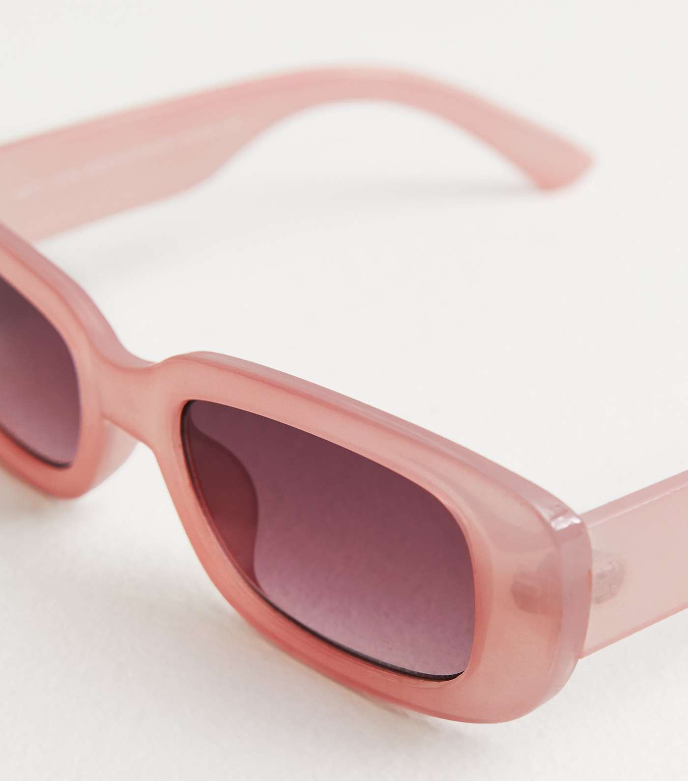 Pink Rectangle Frame Sunglasses Image 3