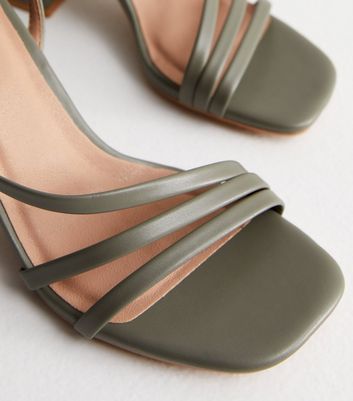 New look hot sale khaki sandals