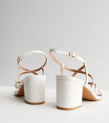 Asos New Look Sensatory barely there heeled sandal | Sandals heels, Asos  shoes, Ankle strap