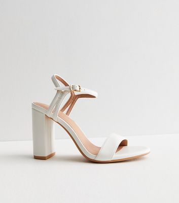 New look clearance white sandal heels