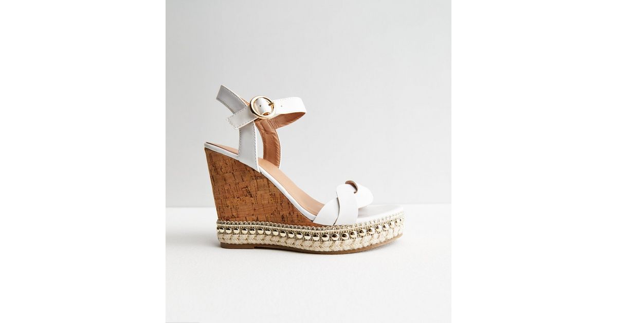 Sole Bliss Slight Wedge Sandal Venus: Denim Leather Navy Patent - Main Image