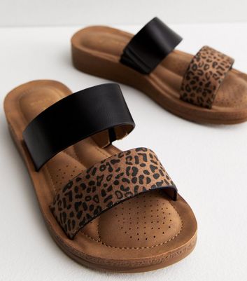 Leopard discount sandals target