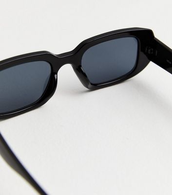 Black rectangle clearance sunglasses