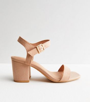 new look 2 part block heel