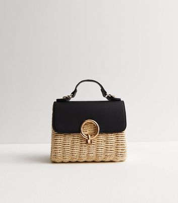 New look wicker discount bag