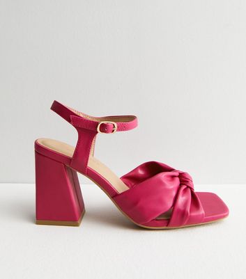 New look hot sale pink sandals