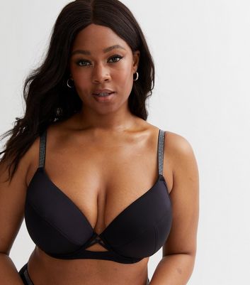 Black store strap bralette