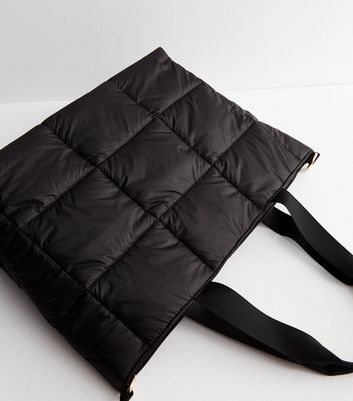 Black puffer online bag