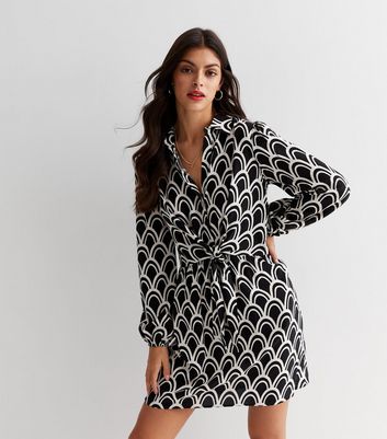 New look outlet tie front dress