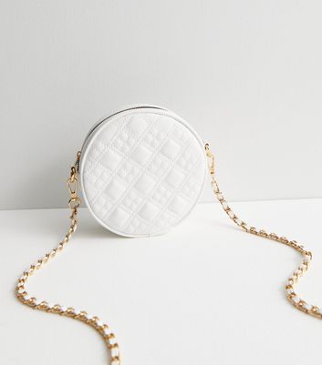 White round online handbag