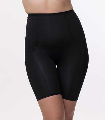 Dorina Black High Waist Shaping Shorts