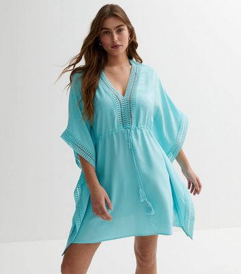 Crochet beach shop kaftan