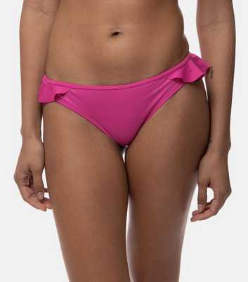 Dorina Bright Pink Frill Bikini Bottoms