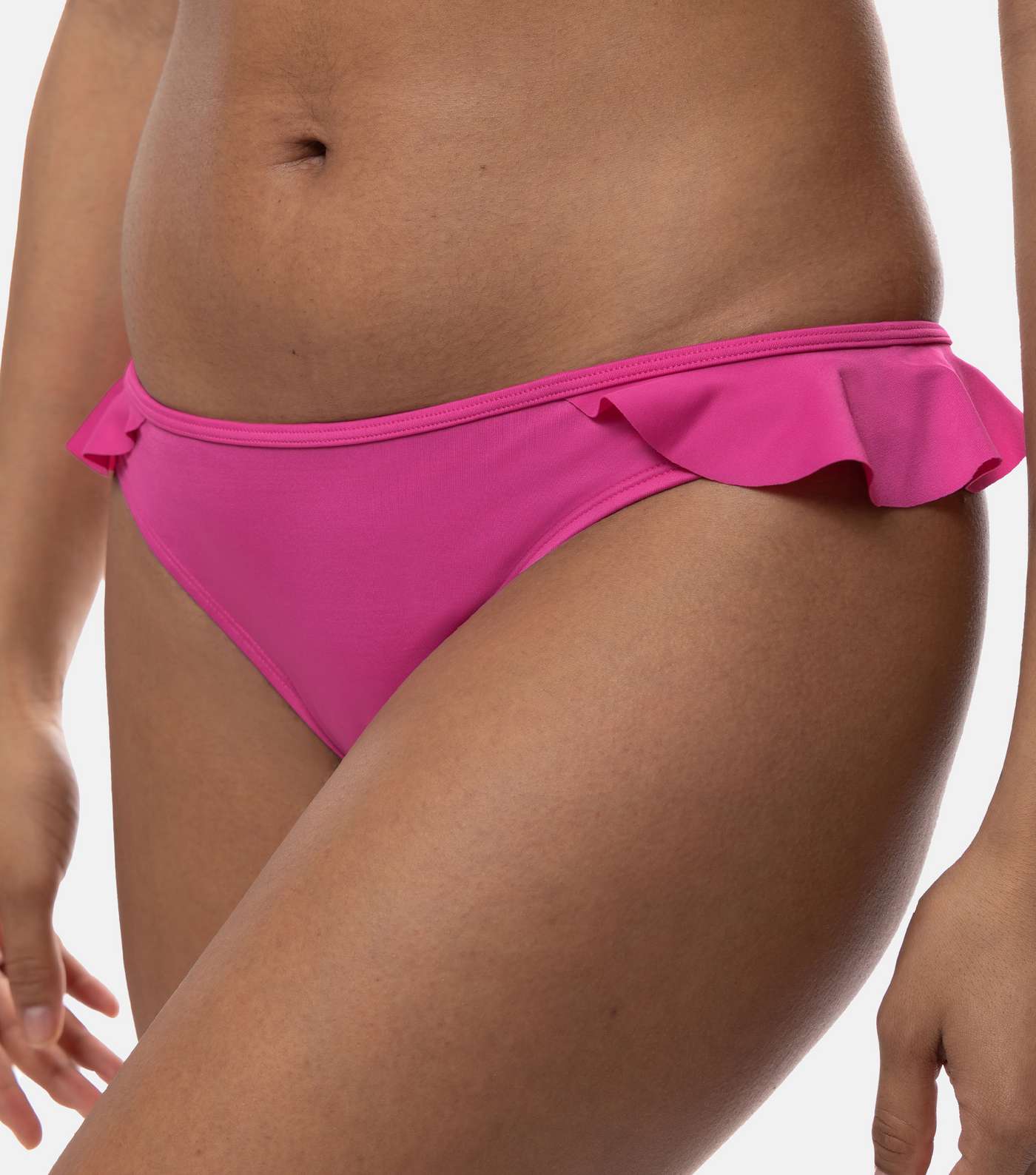 Dorina Bright Pink Frill Bikini Bottoms Image 4