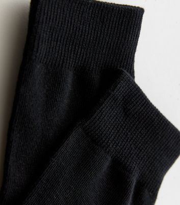 Girls 2 Pack Black Ribbed Knee High Socks New Look