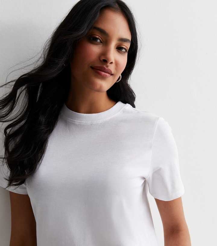 7659 White Crew Neck T-Shirt