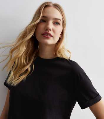 Black Jersey Boxy T-Shirt