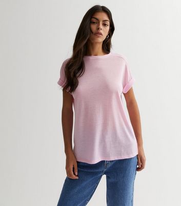 new look pink t shirt