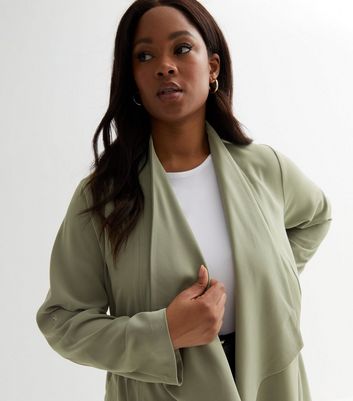 Khaki green shop waterfall jacket