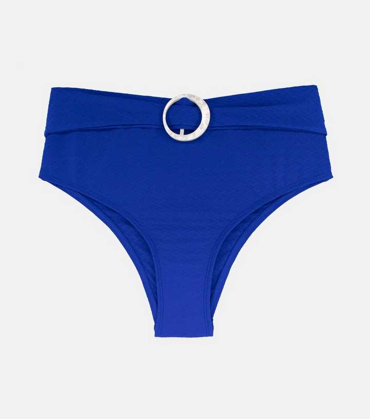 Dorina Bright Blue Buckle Belted Swimsuit, New Look in 2023