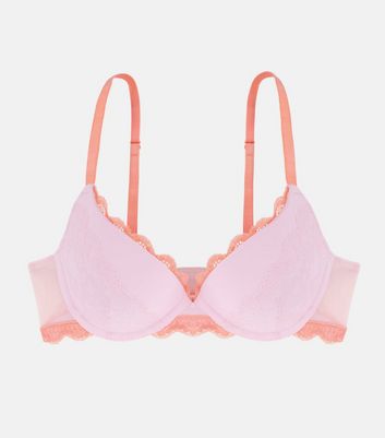 Buy Victoria's Secret Pink Berry Push Up Lightly Lined Lace Demi Bra from  Next Norway
