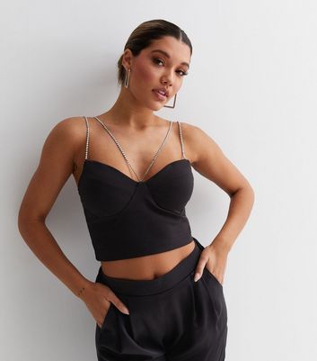 Strappy bustier cheap