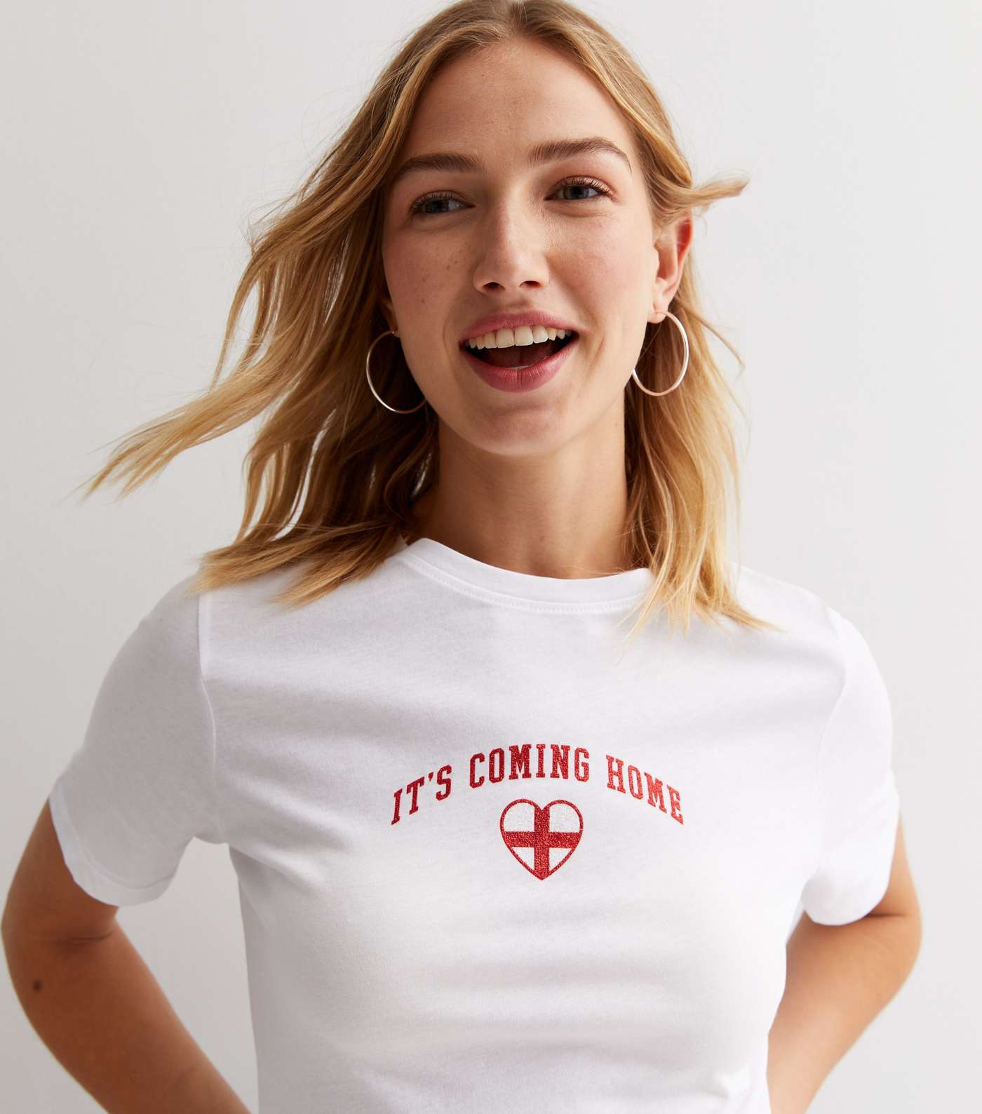 White Heart England Logo T-Shirt