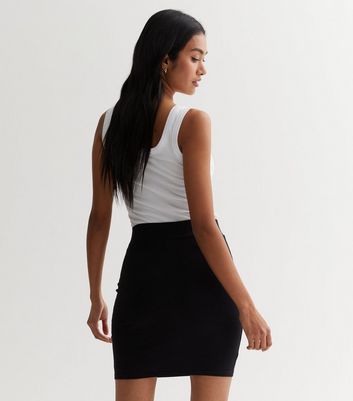 Black mini bodycon on sale skirt