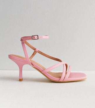 Pink Strappy Heels | New Look