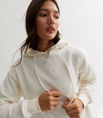 White hoodie new on sale look