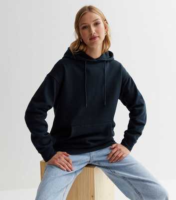 Navy Pocket Front Hoodie