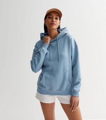 Womens pale blue hoodie sale