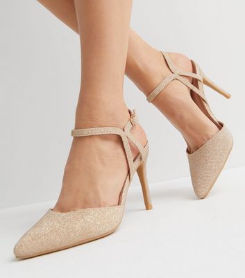 Rose gold sale shoes new look