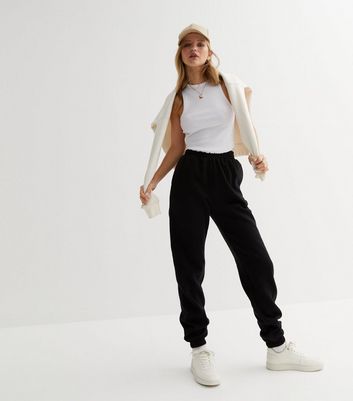 Black tracksuit bottoms online women