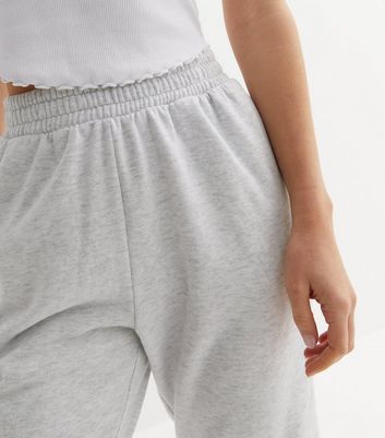 New look cuffed jogger in light grey hot sale