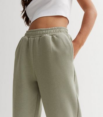 New look khaki discount joggers