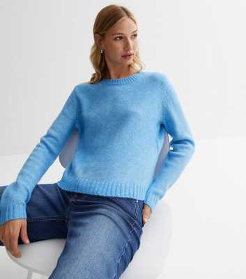 JDY Blue Crew Neck Jumper