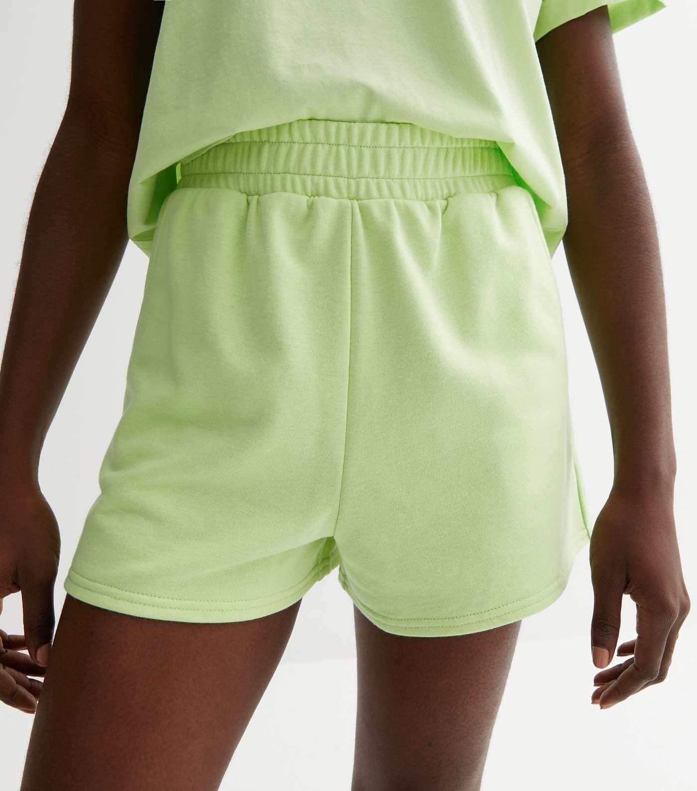 Green Jogger Shorts Image 2