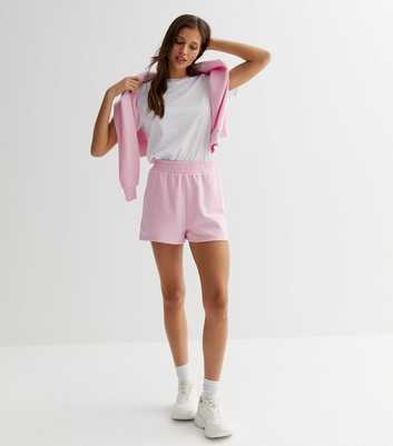 Mid Pink Jogger Shorts