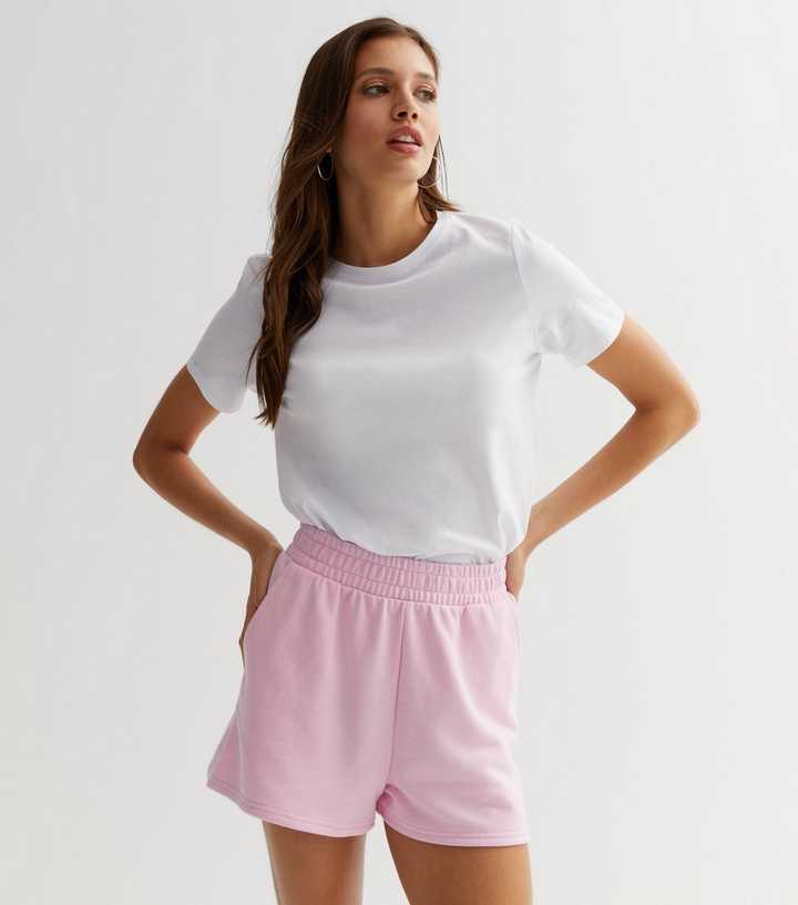 Mid Pink Jogger Shorts